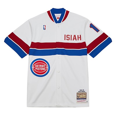 Mitchell & Ness Detroit Pistons Red/Black Grant Hill 1999-00 Hardwood  Classics Fadeaway Swingman Jersey