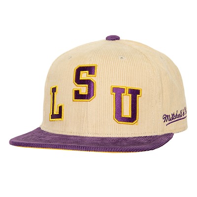 LSU Tigers Mitchell & Ness Throwback On The Clock Mesh Button