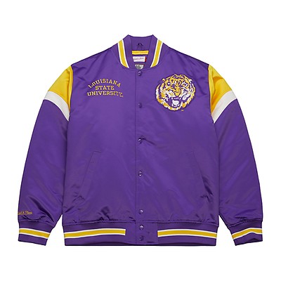 City Collection Lightweight Satin Jacket Louisiana State University - Shop  Mitchell & Ness Outerwear and Jackets Mitchell & Ness Nostalgia Co.