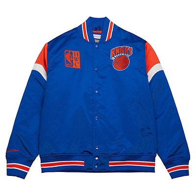 Black Vintage New York Knicks Varsity Jacket
