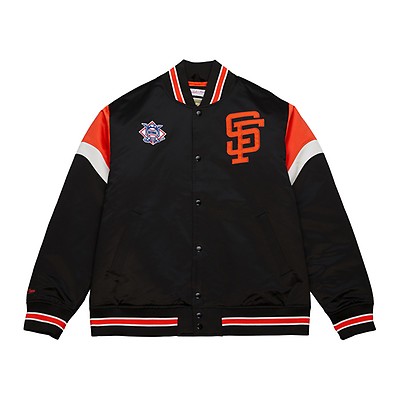 Mitchell & Ness San Francisco Giants Sideline Pullover Satin Jacket XL