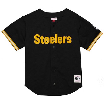 #36 Bettis - Official NFL Pittsburgh Steelers Legacy Collection Throwback  Jersey (Black/Gold)