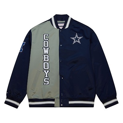 Dallas Cowboys Retro Classic Blue White Varsity Jacket - Maker of