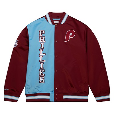 Heavyweight Satin Jacket Philadelphia Phillies - Shop Mitchell & Ness  Outerwear and Jackets Mitchell & Ness Nostalgia Co.