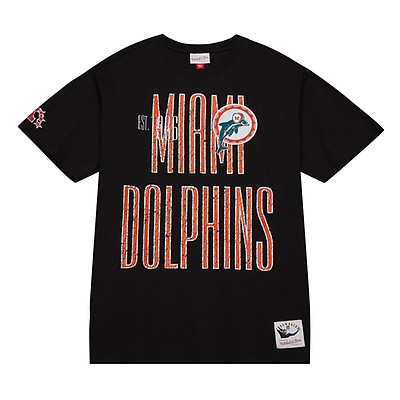 Mitchell & Ness Chainstitch Heavyweight Hoodie Retro Miami Dolphins