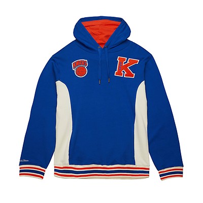 New York Knicks Mitchell & Ness Chainstitch Felt Pullover Hoodie