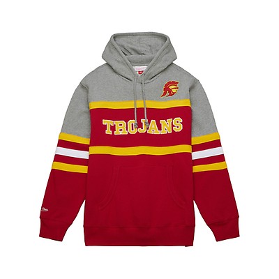 Men's Mitchell & Ness Yellow/Red Kansas City Chiefs Head Coach Pullover  Hoodie