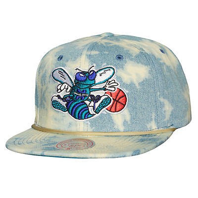 MITCHELL AND NESS Charlotte Hornets Team Side Fitted Hat  6HSFSH21302-CHOTLPR - Shiekh