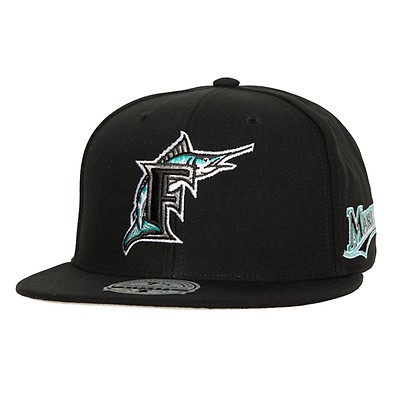 Men's Florida Marlins Andre Dawson Mitchell & Ness Teal Cooperstown  Collection Mesh Batting Practice Button-Up Jersey