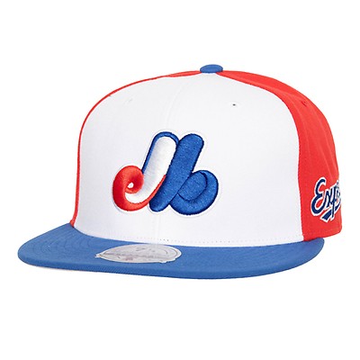 MLB Montreal Expos Men's Mitchell and Ness 2002 Authentic Mesh BP