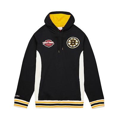 Mitchell & Ness Boston Bruins White Baseball Jersey, Men's, Small