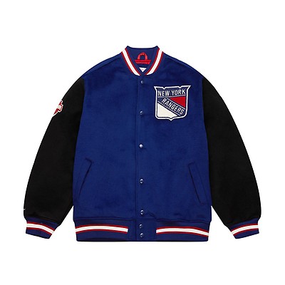 Men's Mitchell & Ness Mark Messier Blue New York Rangers Big Tall 2015 Captain Patch Line Player Jersey