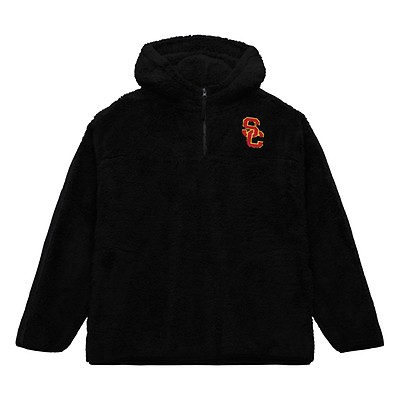 St Louis Cardinals Womens Red Slub Half Zip Hooded Sweatshirt