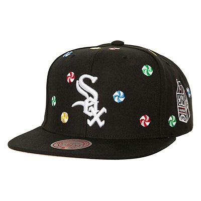 Men's Chicago White Sox New Era Black Lyrical Lemonade 59FIFTY Fitted Hat