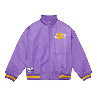 Mitchell & Ness Los Angeles Lakers Lightweight Satin Jacket white