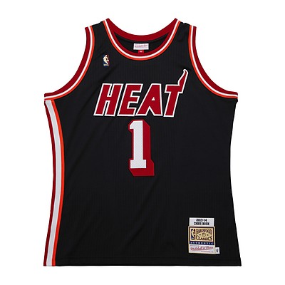 Shop Mitchell & Ness Miami Heat 96-97 Alonzo Mourning NBA Swingman Jersey  SMJYAC18093-MHEBLCK96AMO black