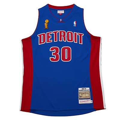 Nike Detroit Pistons Team Issue NBA Warm Up Jersey AV0960-495 Men's 2XL Tall