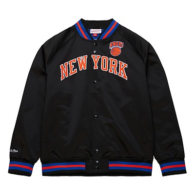 Lightweight Satin Jacket New York Knicks - Shop Mitchell & Ness ...