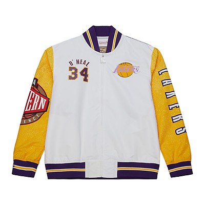 Mitchell & Ness Los Angeles Lakers Lightweight Satin Jacket white