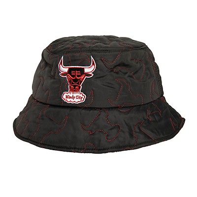 NBA CHICAGO BULLS MITCHELL & NESS MENS BUCKET HAT RED BLUE BLK NO TAG LARGE  XL