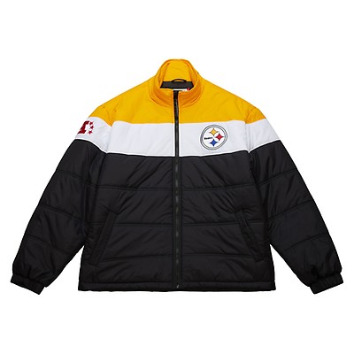 Steelers Men's New Era Wordmark 1/2 Zip Lightweight Jacket - M