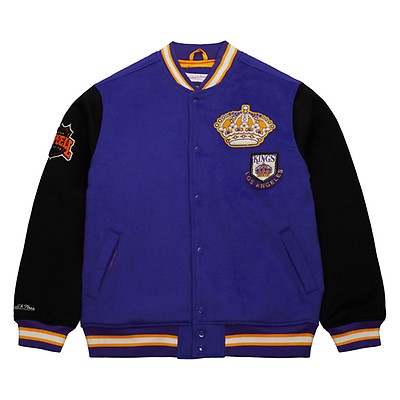 Lakers 16 discount rings varsity jacket