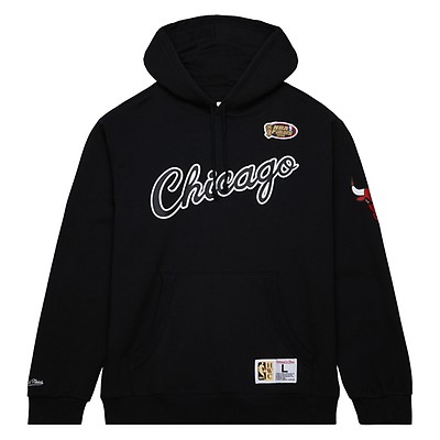 Cream Hoodie Chicago Bulls Shop Mitchell Ness Fleece and