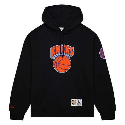 Men's New York Knicks Mitchell & Ness Royal Team Origins Fleece Pullover  Hoodie