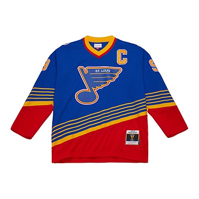 St. Louis Blues Mitchell and Ness Wayne Gretzky T-Shirt NHL Hockey Shirt