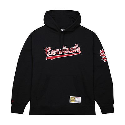 Youth Mitchell & Ness Red St. Louis Cardinals Retro Logo Pullover Hoodie Size: Small
