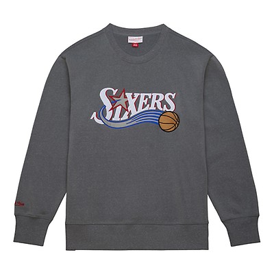 Mitchell and best sale ness sixers sweatshirt