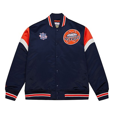 Heavyweight Satin Jacket Houston Astros - Shop Mitchell & Ness Outerwear  and Jackets Mitchell & Ness Nostalgia Co.