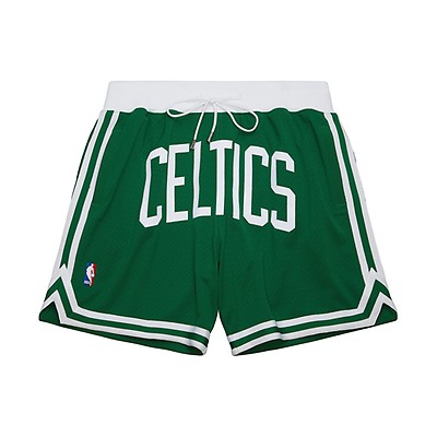 Boston Varsity Style Sports Team Green Text Booty Shorts at