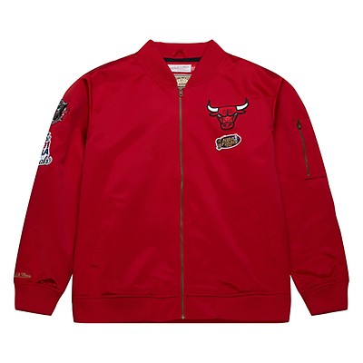 Team OG 2.0 Lightweight Satin Jacket Vintage Logo Chicago Bulls 