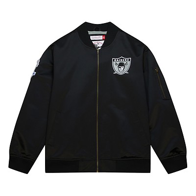 Lightweight Satin Jacket Oakland Raiders - Shop Mitchell & Ness