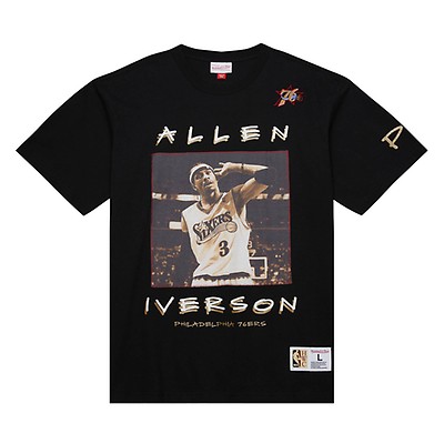 Mitchell and store ness iverson shirt