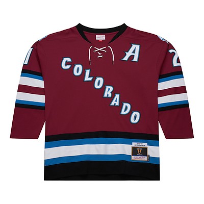 Colorado Avalanche No29 Nathan MacKinnon Navy Blue Sawyer Hooded Sweatshirt Stitched Jersey