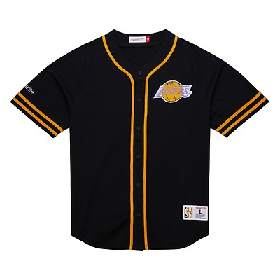 Mitchell and ness lakers cheap baseball jersey