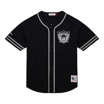 Oakland raiders button store up jersey