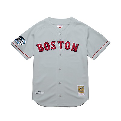 No14 Jim Rice Grey Road Women's Stitched Jersey