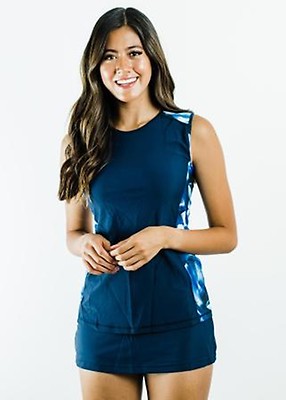 Loose Fit Maya Swim Top With Short Swim Skort