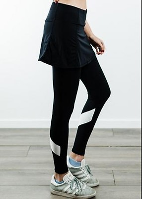 Short Sport Skirt With Attached Long Leggings