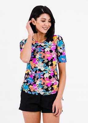 Lena Swim Top With Short Board Shorts