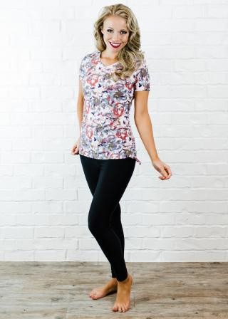 swim top and leggings