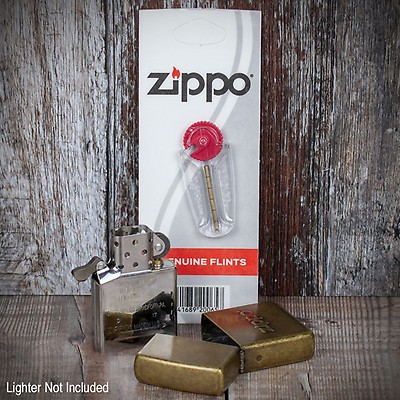 24 flints+ 2 wicks New Zippo Lighters Replacement 6 Value Packs 