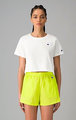 Script Logo Cropped Boxy T-Shirt | Champion Official