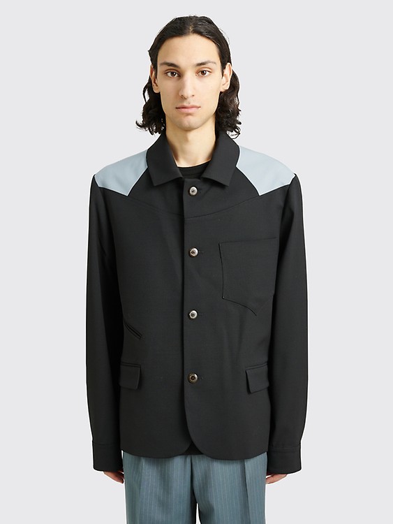 Très Bien - Kiko Kostadinov Giran Piping Jacket Onyx Black