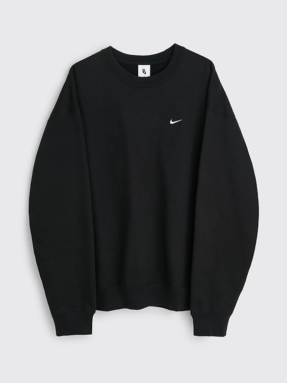 atmósfera arpón ansiedad Très Bien - Nike x Stüssy Washed Fleece Crew Sweater Black