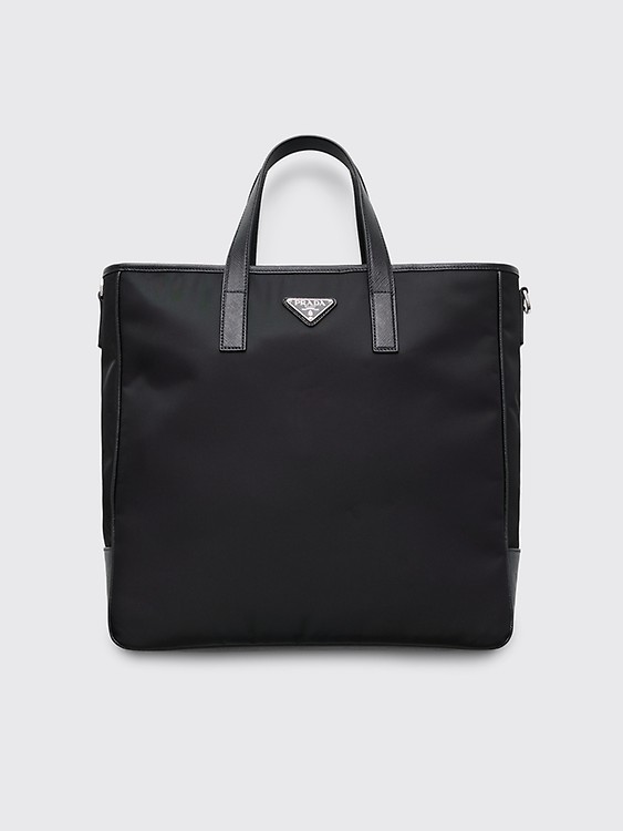 Shop PRADA RE NYLON Prada brique saffiano leather cross-body bag (2VH070)  by cocomelon