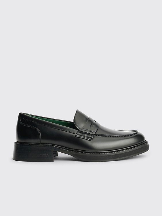 Très Bien - VINNY's Kiltee Loafer Black Grain